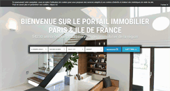 Desktop Screenshot of immobilier-iledefrance.net